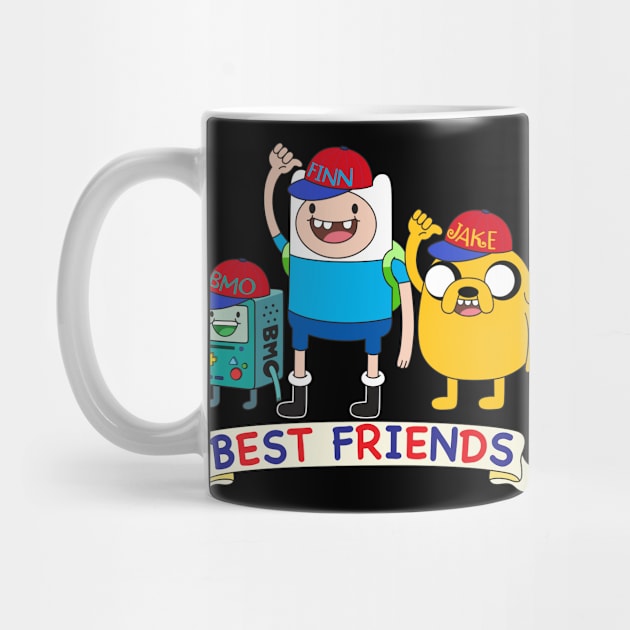 Finn Jake BMO Best Friends by Plushism